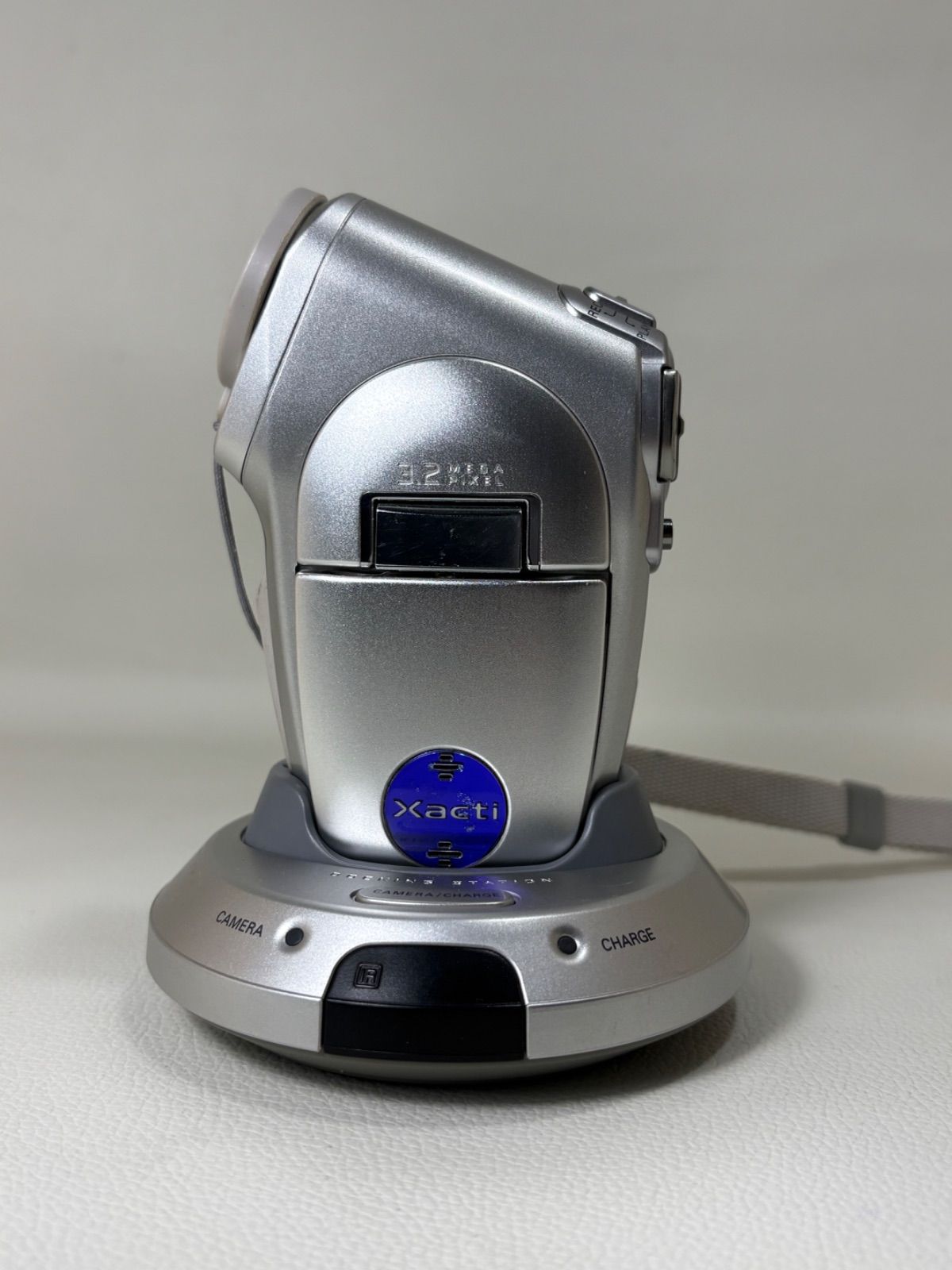 【良品/元箱・付属品フルセット】SANYO Xacti DMX-C1(S) 初代ザクティ ★当時のPanasonic製SDカード付き！
