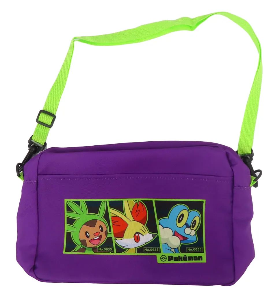 [Used] Bag Purple x Green Platinum Zacca Colorful Shoulder Bag ~ Karos Region ~ “Pokemon”