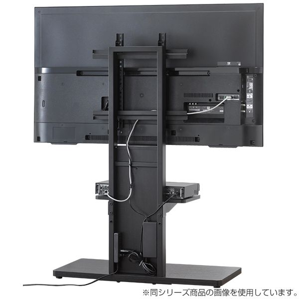 テレビ台 壁寄せ 壁面 テレビスタンド 65V型対応 ベース幅85cm （ TV台 TVボード ＴＶスタンド 壁よせ 壁 ＴＶラック テレビボード 配線収納 棚付き シンプル おしゃれ オシャレ ベージュ ブラック 茶 黒 家具 木目 ）