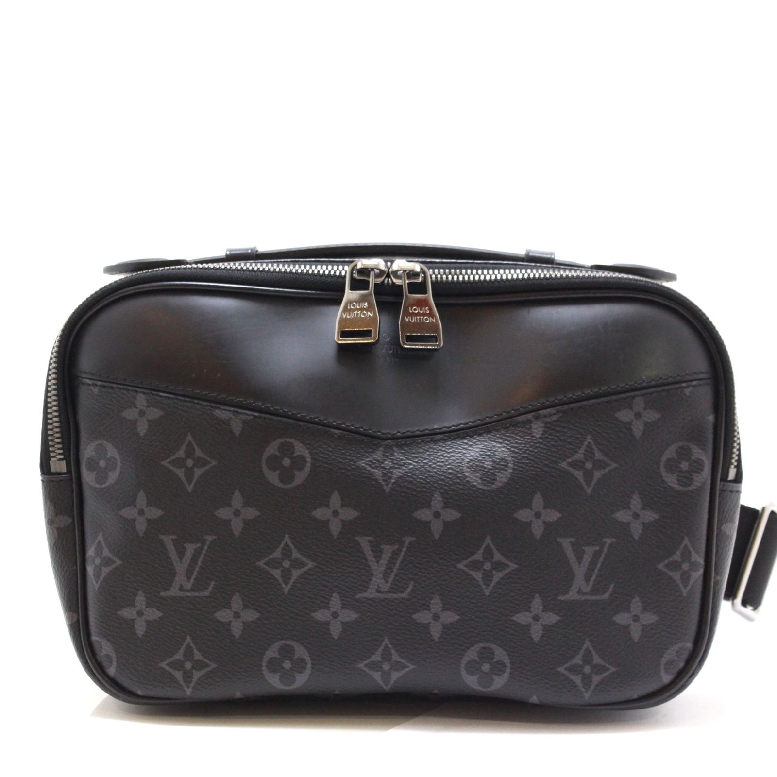 LOUIS VUITTON ルイ・ヴィトン バムバッグ M42906 ショルダーバッグ モノグラムエクリプス グレー/シルバー金具 MB2158 メンズ【中古】460