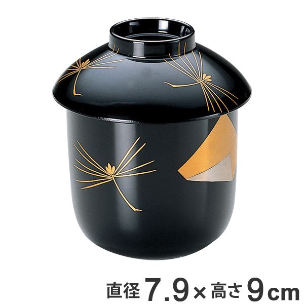 小吸椀 木製 松葉小吸椀 色紙松葉 本漆塗 手描き磨蒔絵 お椀 食器 業務用 （ 汁椀 蓋付き お吸い物 椀 うつわ 箸洗 一口椀 吸物椀 漆塗り ぜんざい ）