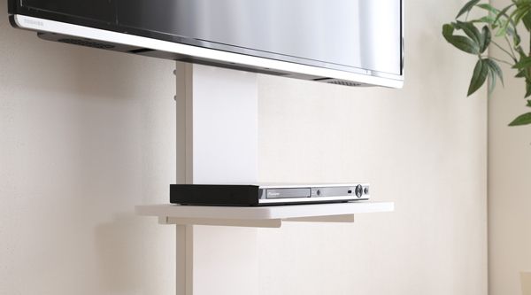 TVスタンド ハイタイプ 棚付 60インチ対応 壁寄せ テレビ台 WAT （ TV台 テレビスタンド テレビボード TVボード ＴＶスタンド 壁よせ 高さ調節 TVラック テレビラック 壁 壁面 ラック 収納 モダン スタイリッシュ おしゃれ ）