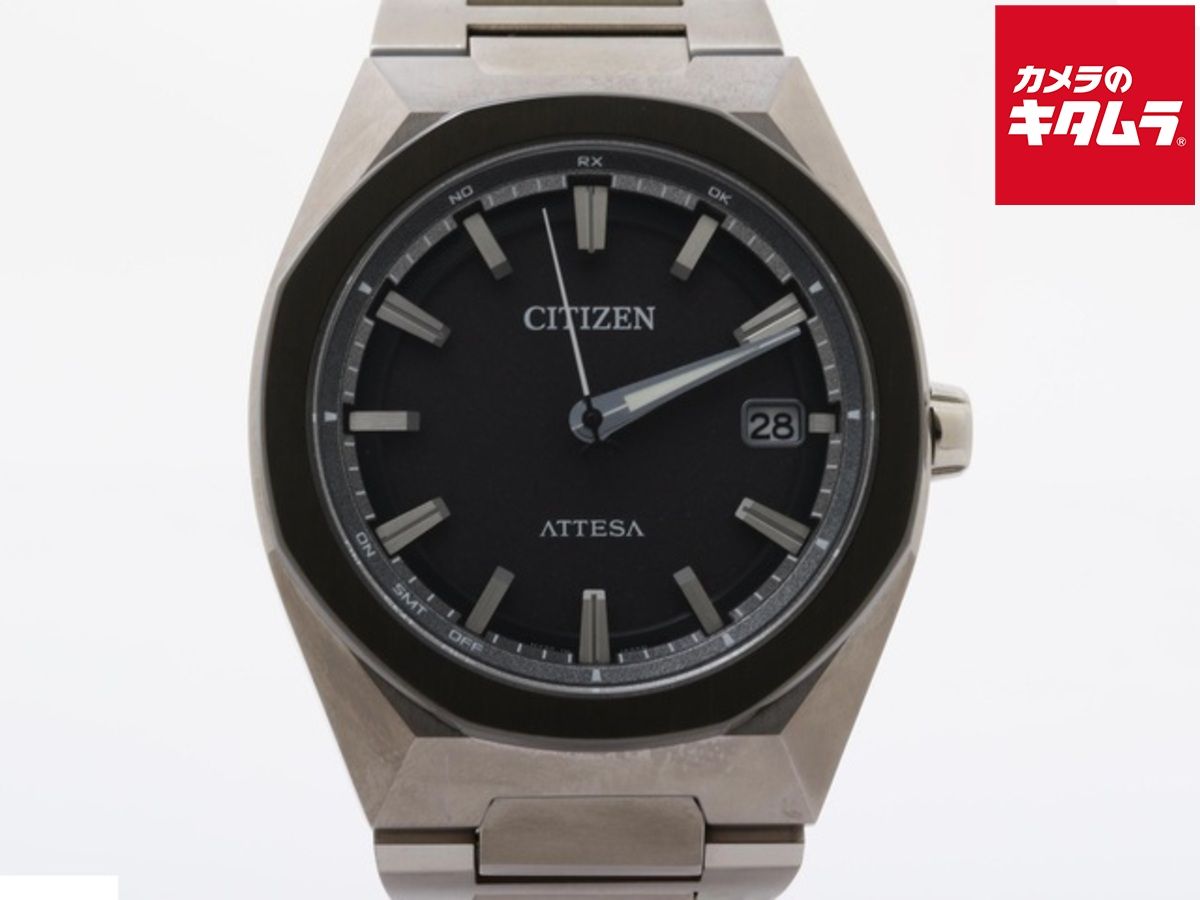 【中古】 【新品同様】 シチズン アテッサ アクトライン ブラック CB3044-55E/H128-00CWT01 スーパーチタニウム 37,037円