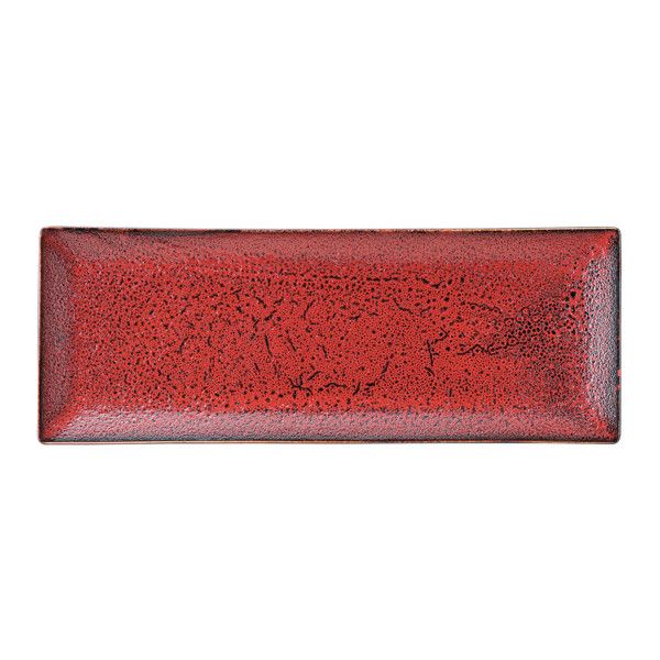 プレート 40.5cm 長角皿 M.STYLE 朱印 皿 食器 和食器 美濃焼 磁器 日本製 （ 食洗機対応 電子レンジ対応 長皿 スクエア 角 サンマ皿 角皿 前菜皿 オードブル トレイ 長方形 おしゃれ 和モダン ） 7,260円