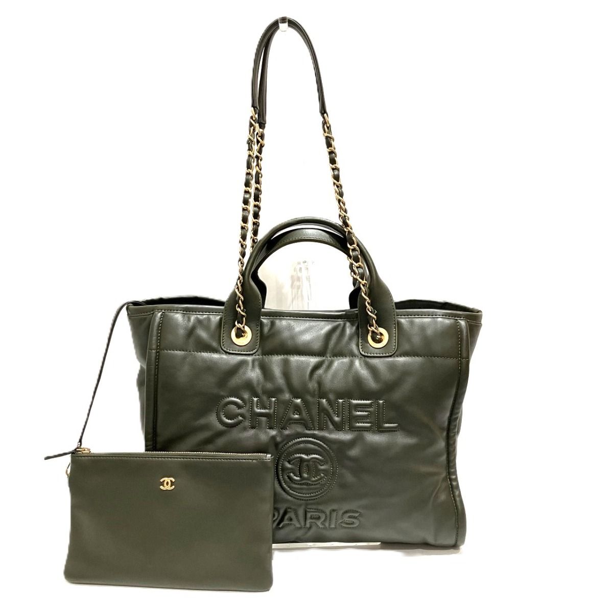 シャネル CHANEL ドーヴィル 2way ショルダーバッグ レザー AS3257 レディース
