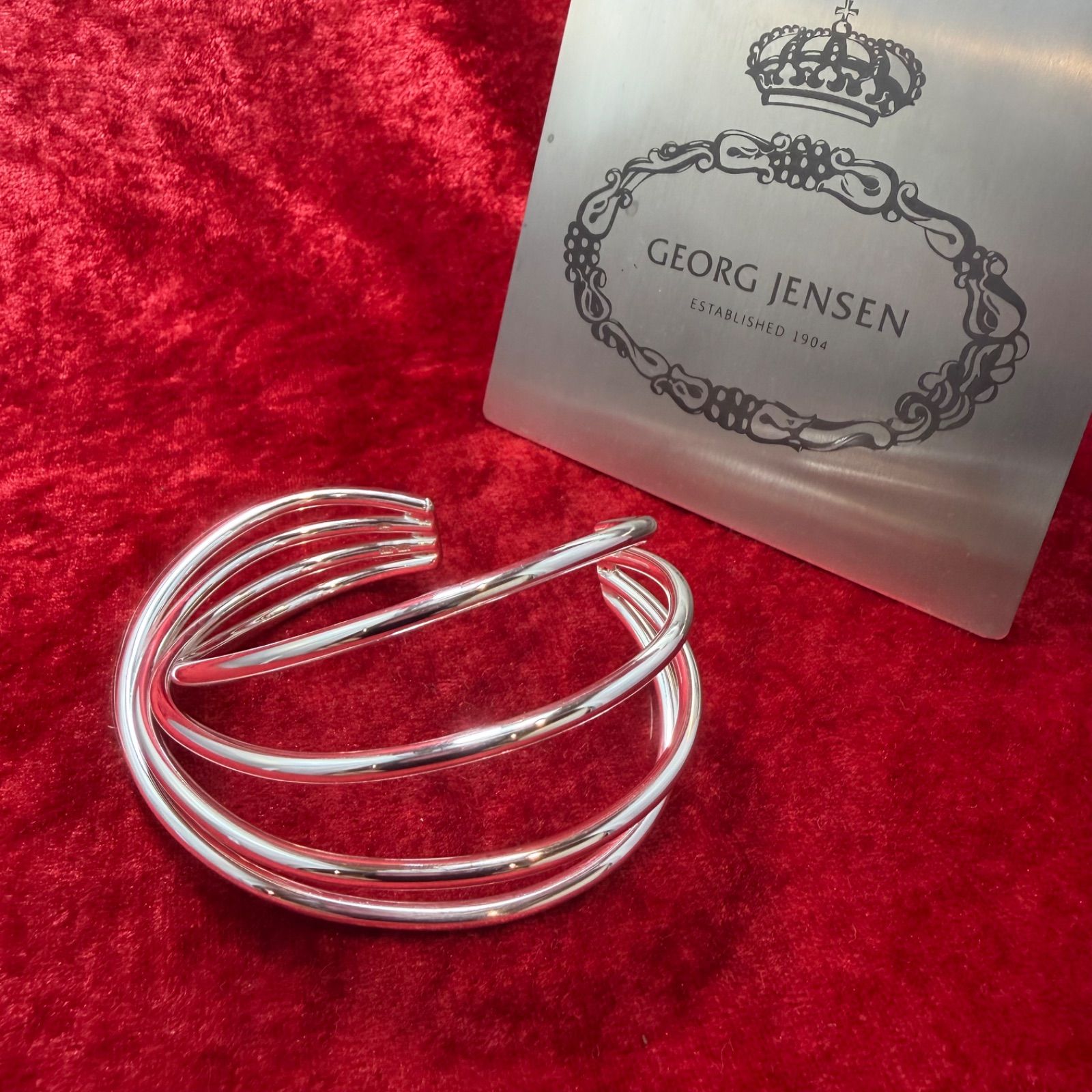 美品 バングル 49.2ｇ HaHハンス・ハンセン ジョージジェンセン/GEORG JENSEN 42,120円