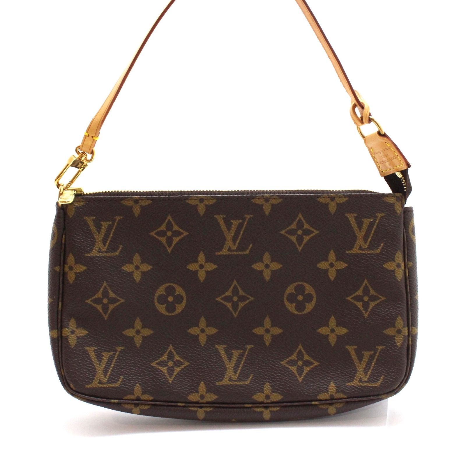 LOUIS VUITTON ルイ・ヴィトン ポシェット・アクセソワール M51980 ショルダーバッグ モノグラムキャンバス ブラウン/ゴールド金具 VI0999 レディース【中古】460