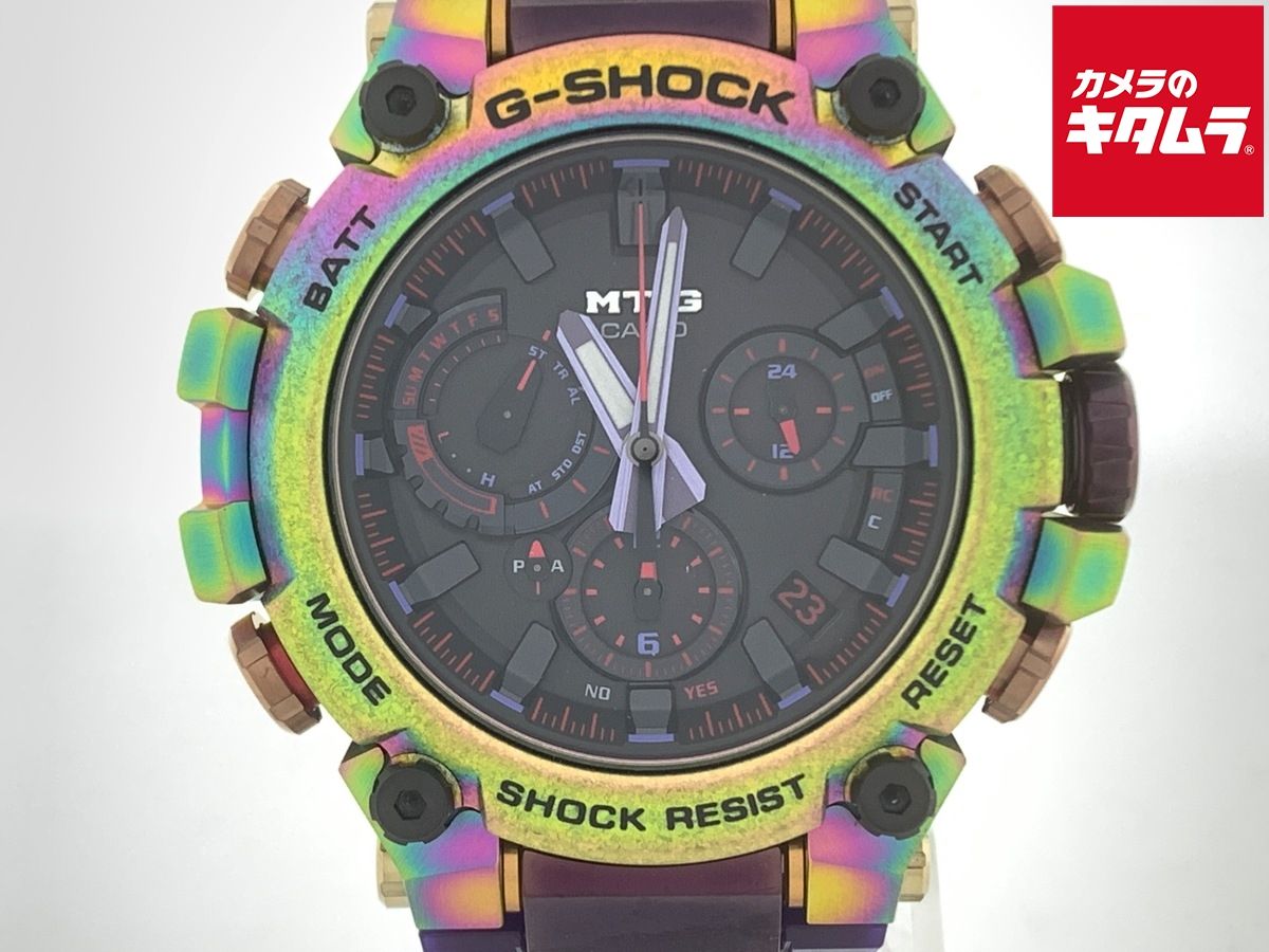 【中古】 【美品】 カシオ G-SHOCK MT-G ブラック MTG-B3000PRB-1AJR 樹脂/ステンレススティール