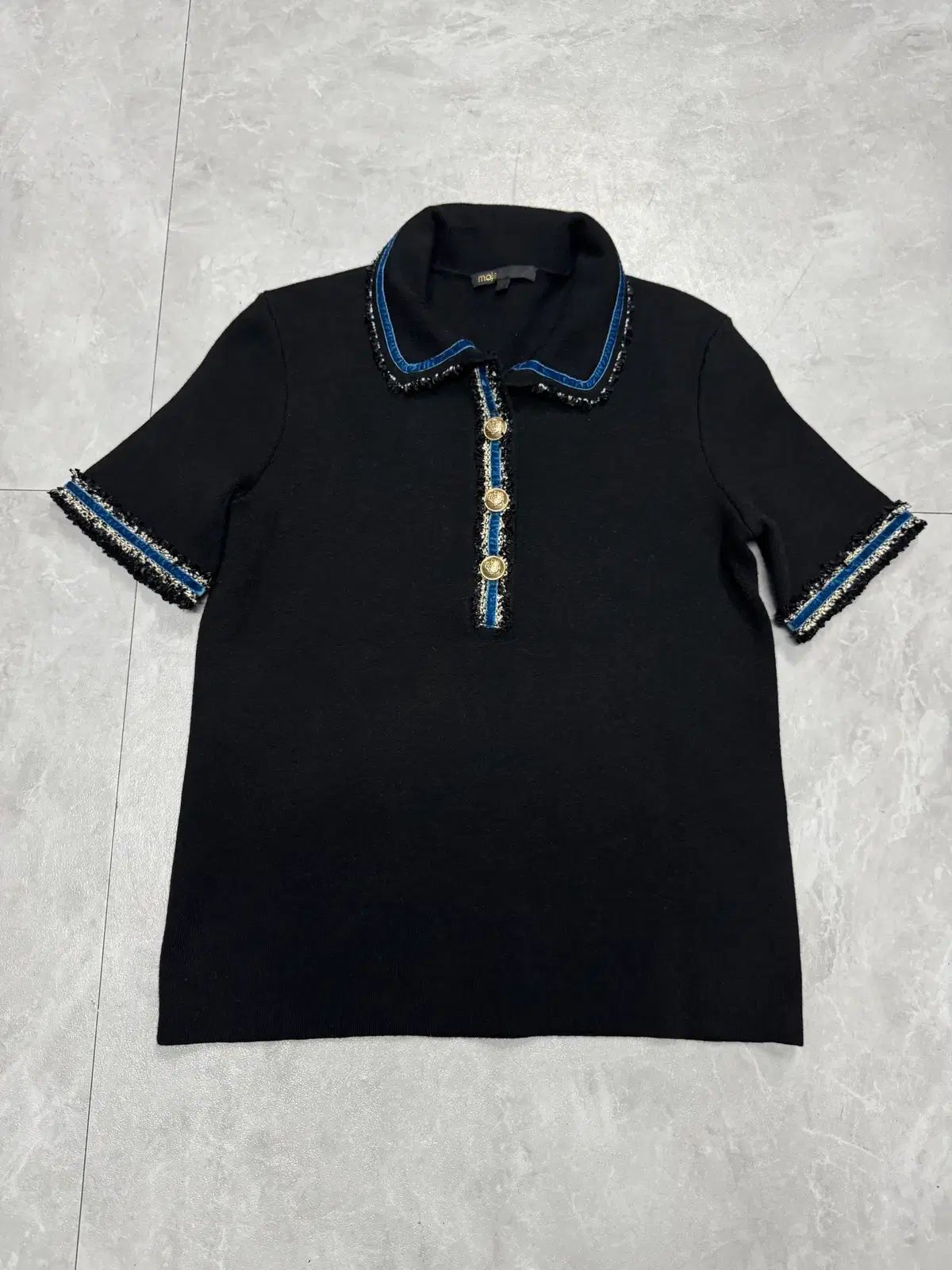 1 (S) マージュ Maje カラーTシャツ