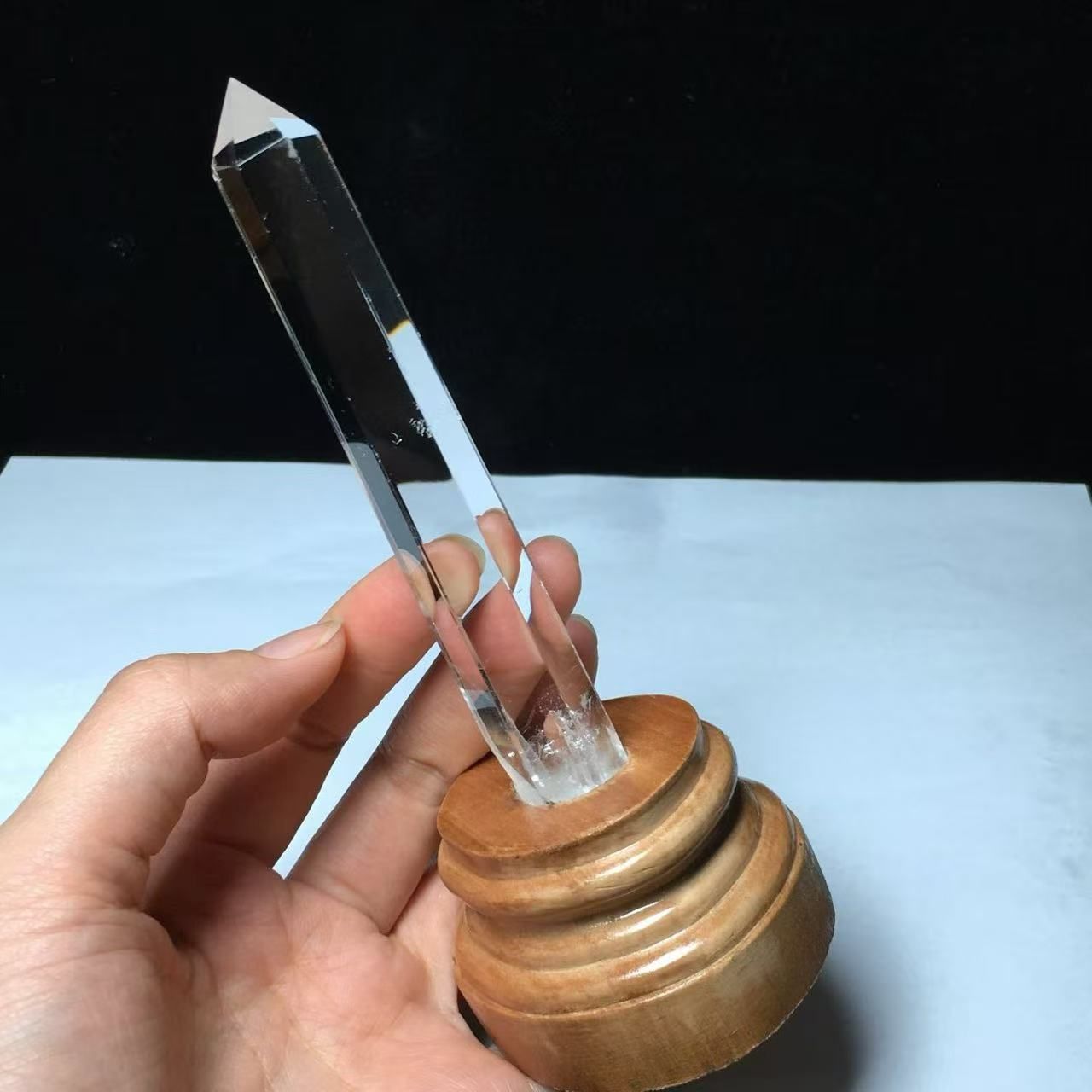 AAAAAAAAAAA級天然高透明度水晶六角柱B0821/YS/zx219/249 10,656円