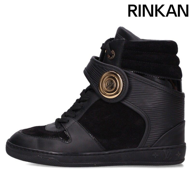 Louis Vuitton Postmark Line Epi High Top Sneakers Women's 35