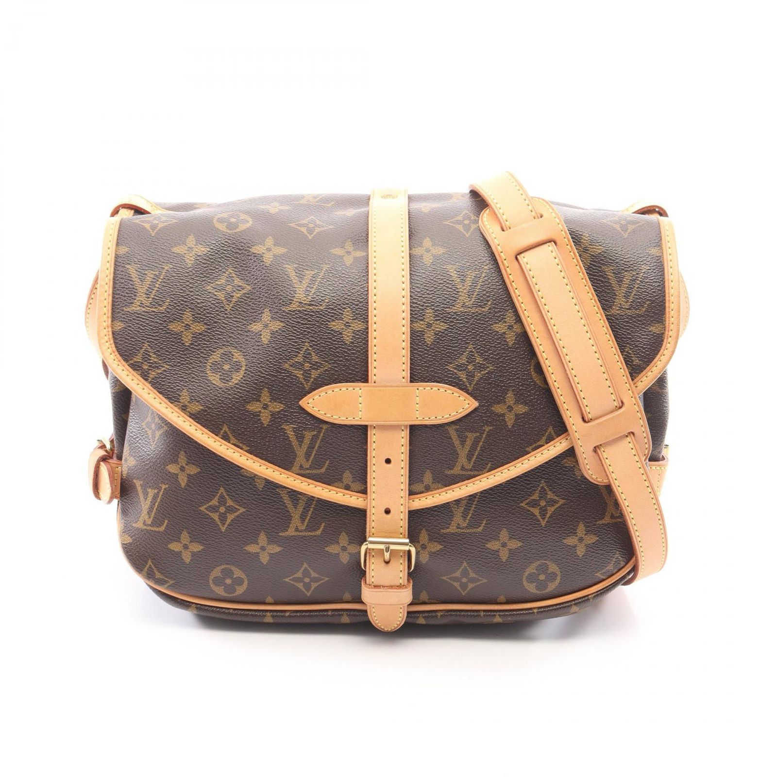 LOUIS VUITTON ルイ・ヴィトン ソミュール30 モノグラム ショルダーバッグ