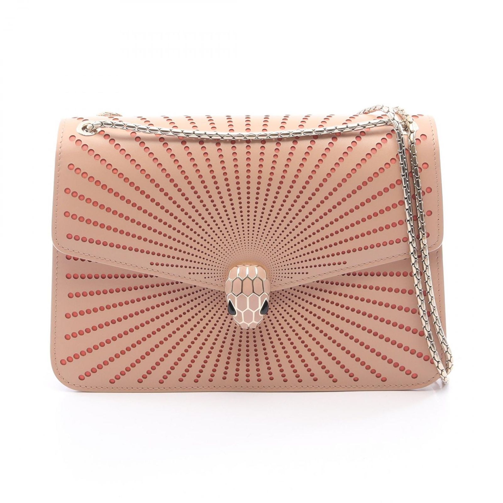 BVLGARI ブルガリ セルペンティ フォーエバー レザーカット ショルダーバッグ