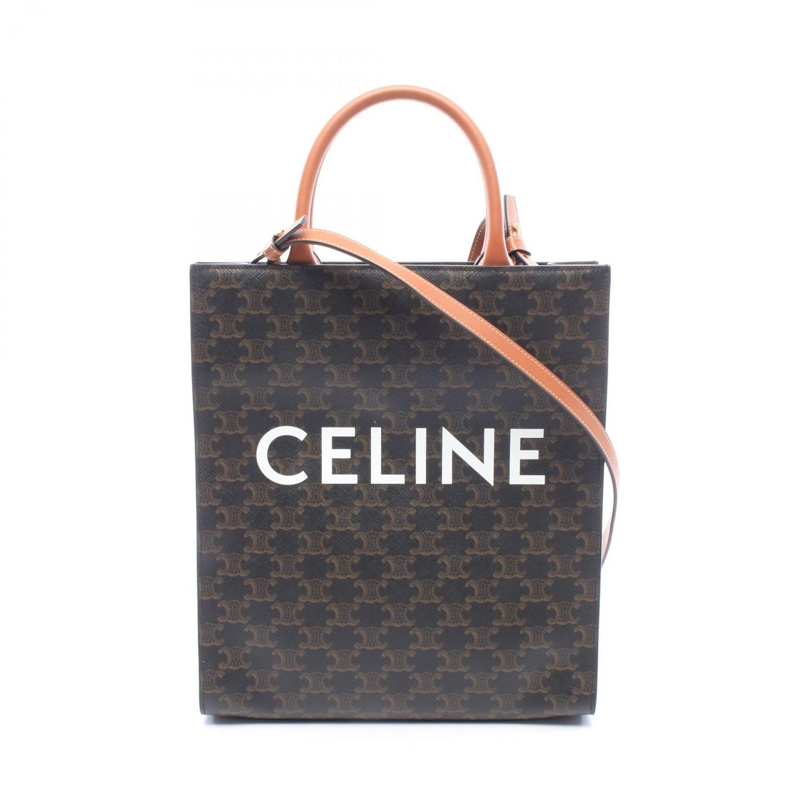 CELINE セリーヌ スモール バーティカル カバ トリオンフ 2WAY トートバッグ