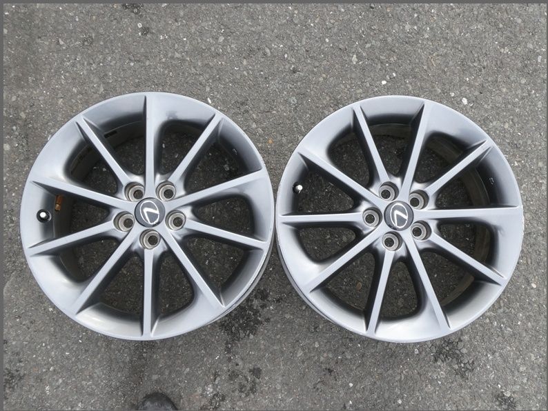 02-1269m　レクサス純正　CT200ｈ　17×7ｊ　PCD100　+45　5穴　アルミホイール　2本 8,250円