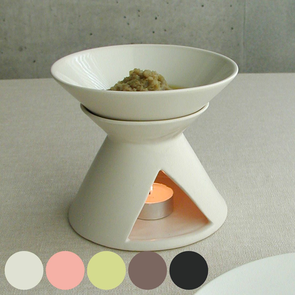 バーニャカウダポット 14cm LUCE ストーンウェア （ 食洗機対応 電子レンジ対応 オーブン対応 ソースポット フォンデュ バーニャカウダ チーズフォンデュ チョコフォンデュ オイルフォンデュ 卓上 フォンデュ鍋 おしゃれ ） 6,424円