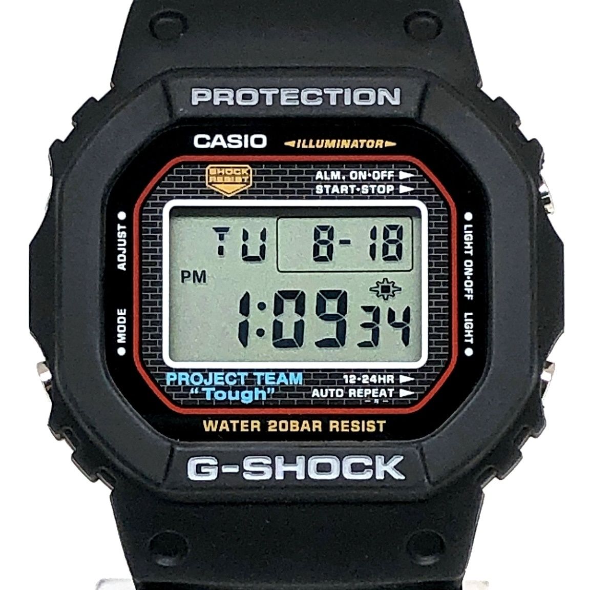 G-SHOCK ジーショック DW-5000SP-1 20th ANNIVERSARY 20周年記念モデル スクリューバック ELバックライト 2003年5月発売