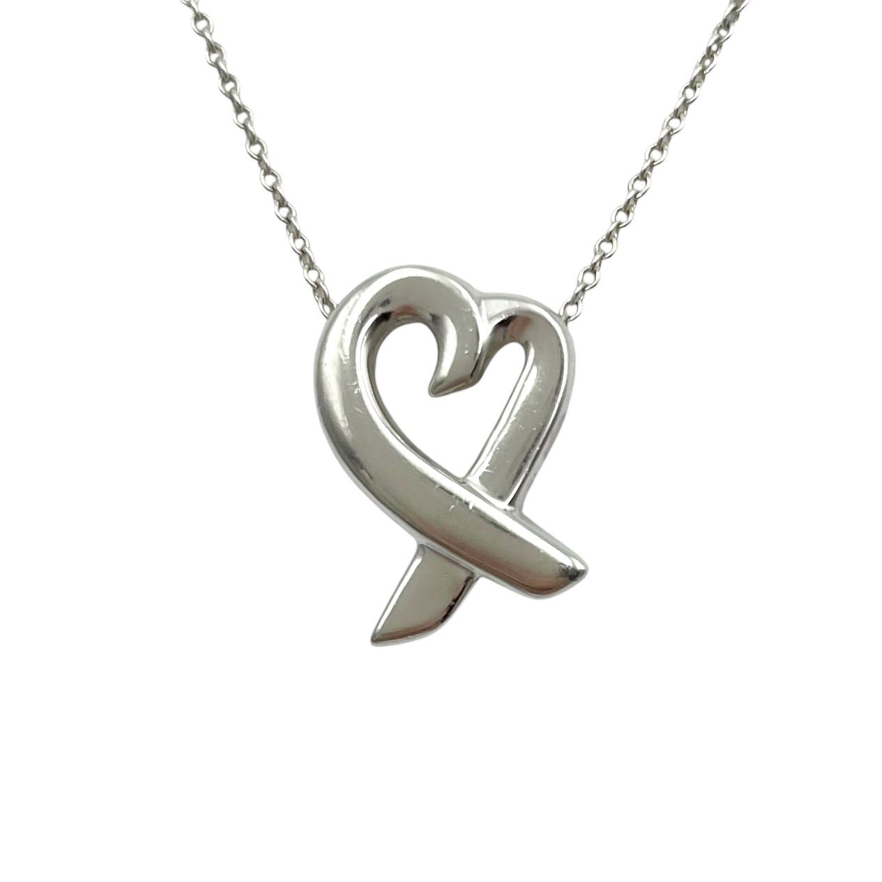 Tiffany & Co. ティファニー ラビングハート ネックレス ペンダント シルバー 925 パロマピカソ 【bc14】