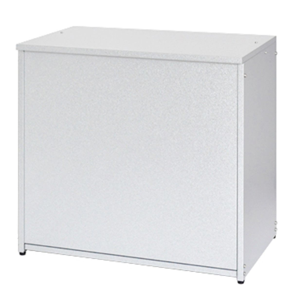 ゴミ収納庫 屋外用 126L 幅67cm （ ごみ箱 126リットル コンテナ 大容量 大型 ダストボックス 収納 屋外収納 ゴミ 収納庫 ゴミ置き場 日本製 ゴミ箱 物置 保管庫 倉庫 エクステリア 組立品 ホワイト 白 ガルバリウム 鋼板 ふた付き ）