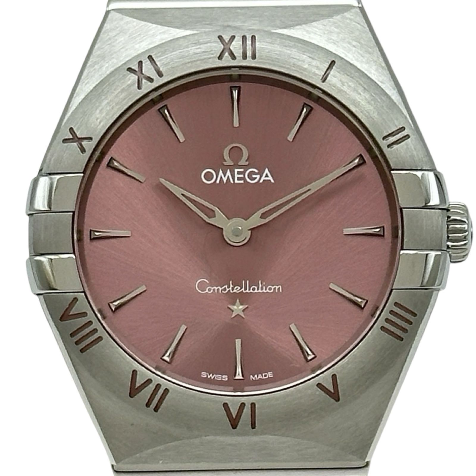 オメガ OMEGA コンステレーション 131.10.28.60.11.001 ピンク ステンレススチール クオーツ レディース 腕時計 179,000円