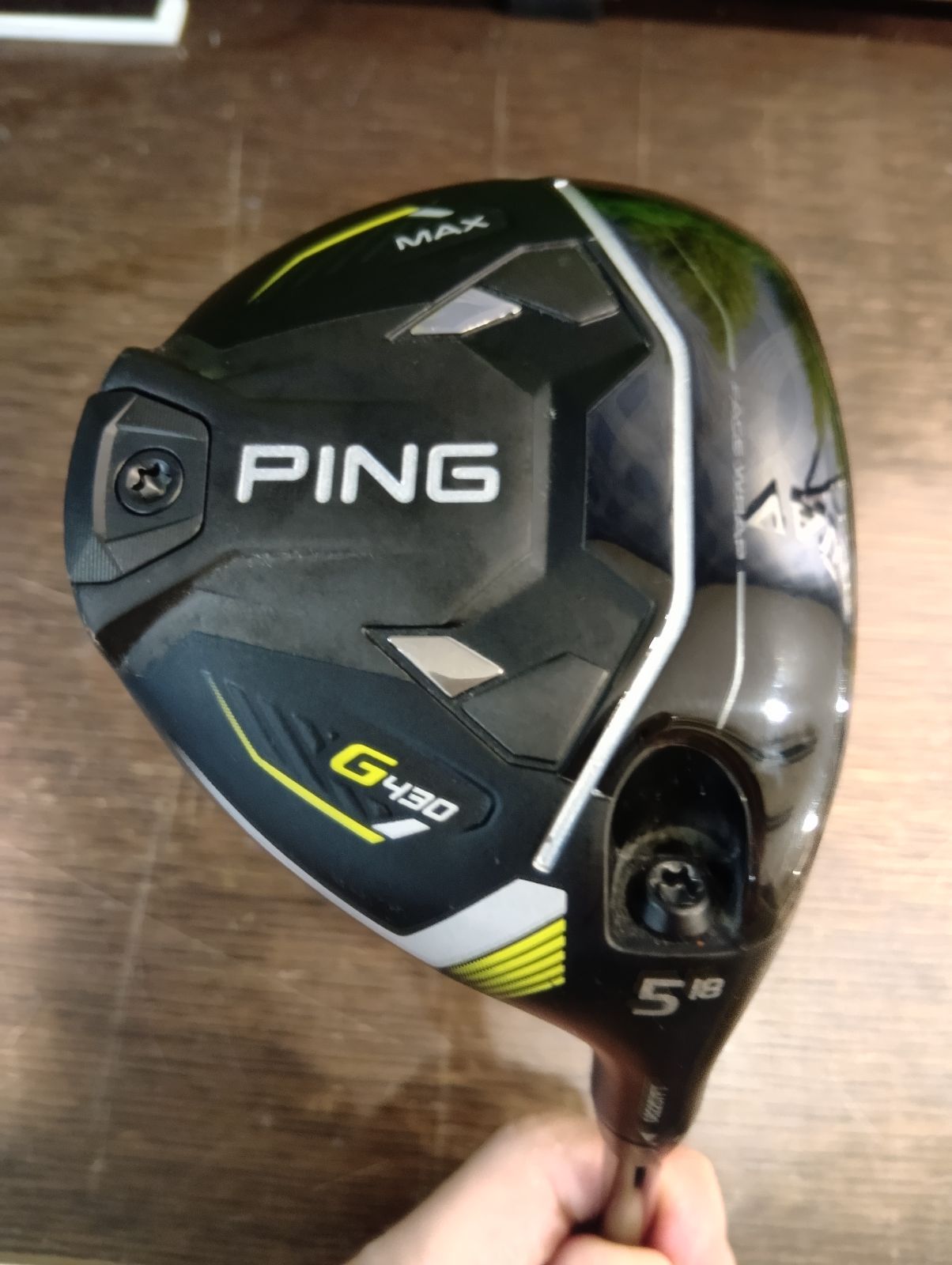Fw大崎【店頭試打済み品】【中古品】【現品限り】ピン PING G430 MAX フェアウェイウッド #5(18°)／X メンズ TOUR 2.0 BLACK 日本正規品 日本モデル ゴルフ ゴルフクラブ 右用 右打ち 右利き(大崎店)