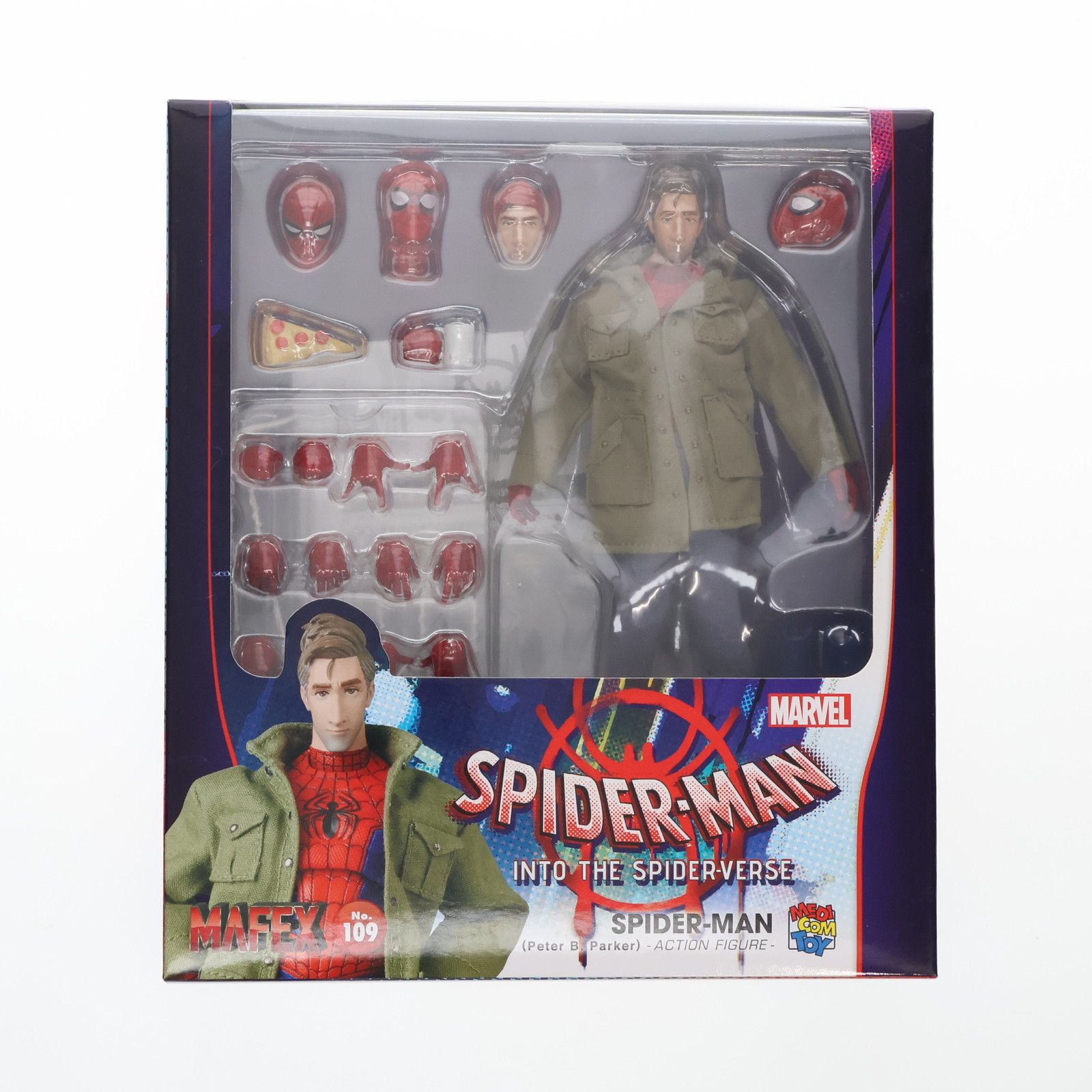 マフェックス No.109 MAFEX SPIDER-MAN(Peter B. Parker)(スパイダーマン ピーター B.パーカー) SPIDER-MAN:INTO THE SPIDER-VERSE 完成品 可動フィギュア メディコム・トイ