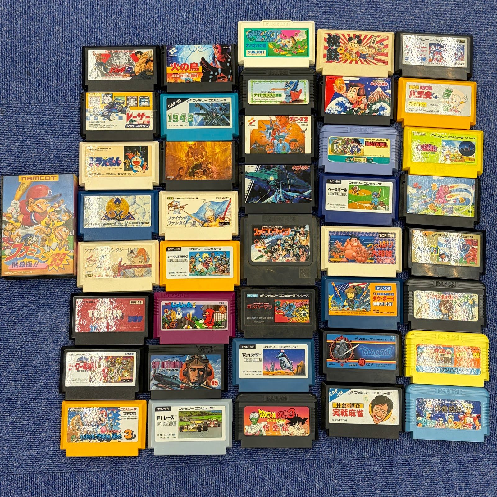 × 【動作未確認】任天堂 ファミコン ソフト カセット40本＋箱入り2点 まとめ売り ファミコンジャンプ Ys 迷宮組曲 ファザナドゥ コンボイの謎 他【ジャンク品】【ゲームソフトゲーム機】【12】 21,000円