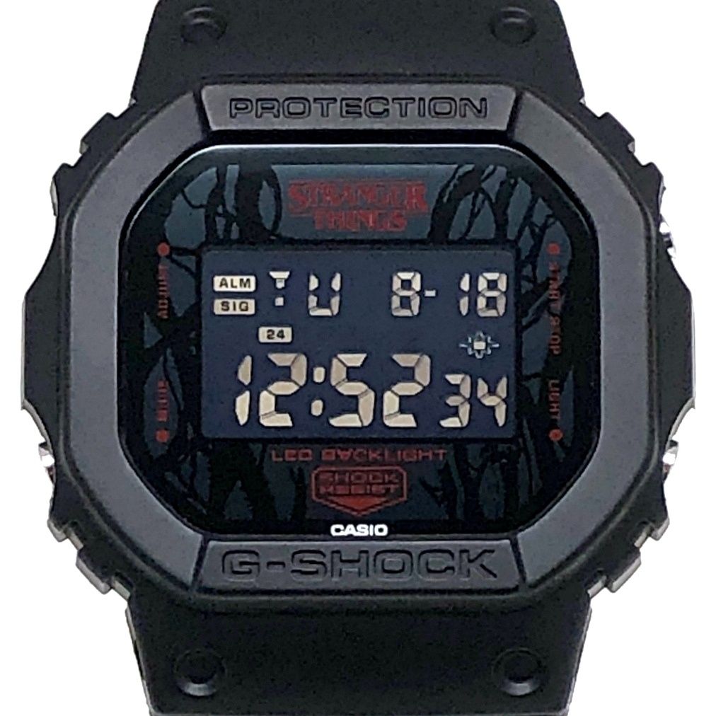 G-SHOCK ジーショック DW-5600STT-1 Stranger Things Netflix ストレンジャー・シングス コラボモデル 2025年12月発売 11,510円