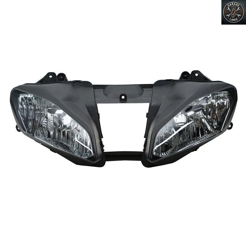 フロントヘッドライト ヘッドランプ アセンブリ ヤマハ YZFR6 2008-2016 2009 - 15