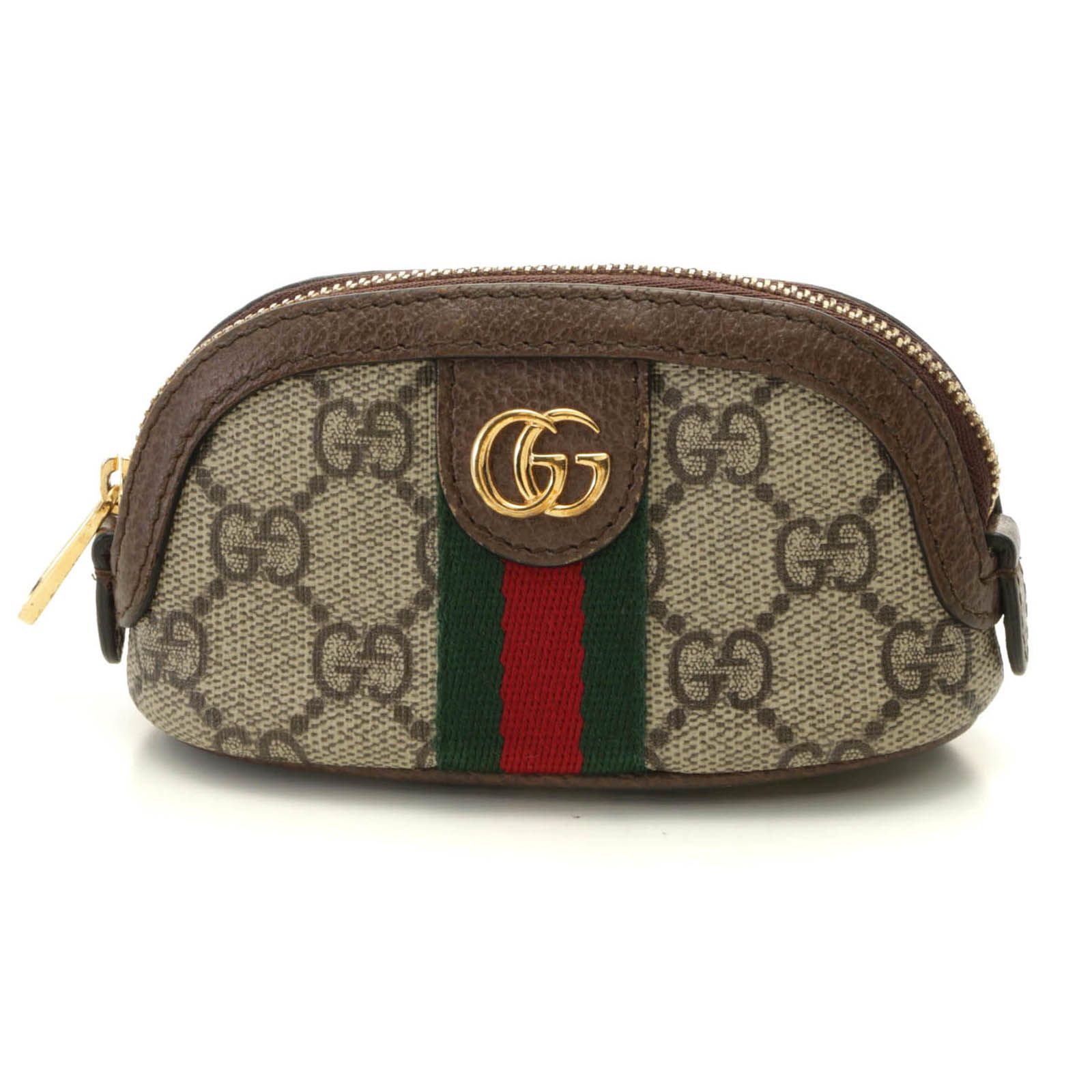 GUCCI グッチ オフィディア GGスプリーム ポーチ ベージュ/ダークブラウン 625707 ポーチ PVCコーティングキャンバス ベージュ レディース【中古】433 16,466円