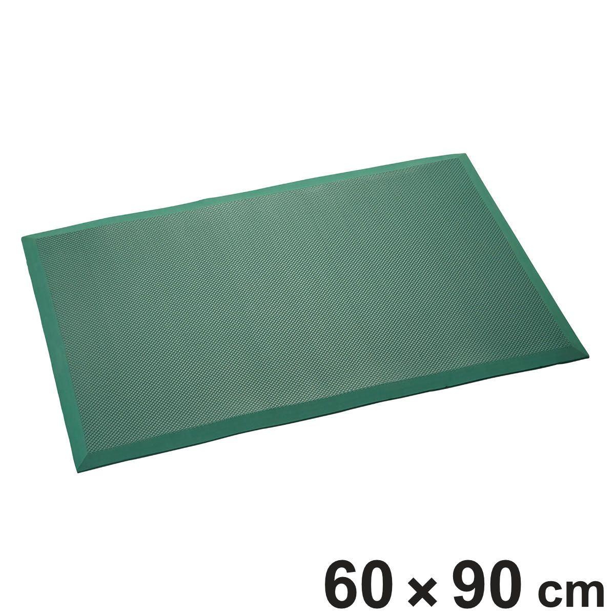 疲労軽減マット 60×90cm 制電・抗菌タイプ （ マット 業務用 クッションマット 滑り止め つまずきにくい 立ち仕事 工場 オフィス 作業 冷え対策 ラバーマット 滑り止めマット 床 立ち作業 防寒 抗菌 制電 耐水 耐油 衝撃緩衝 ） 9,086円