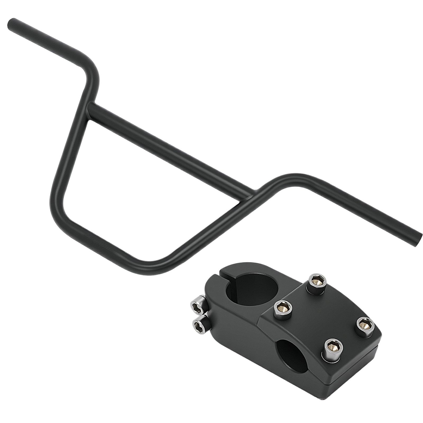 BMX ハンドルバー 22.2mm クロスバー付き ステムセット 幅750mm 高さ270mm 黒色 鉄製 小輪車・マウンテンバイク・改造車用 自転車ハンドル 街乗り用 磨砂仕上げpms 4614feb3 BMX ハンドルバー 22.2mm クロスバー付き ステムセット 幅750mm 高さ270mm 黒色 鉄製 小輪車・マウンテンバイク・改造車用 自転車ハンドル 街乗り用 磨砂仕上げpms 4614feb3