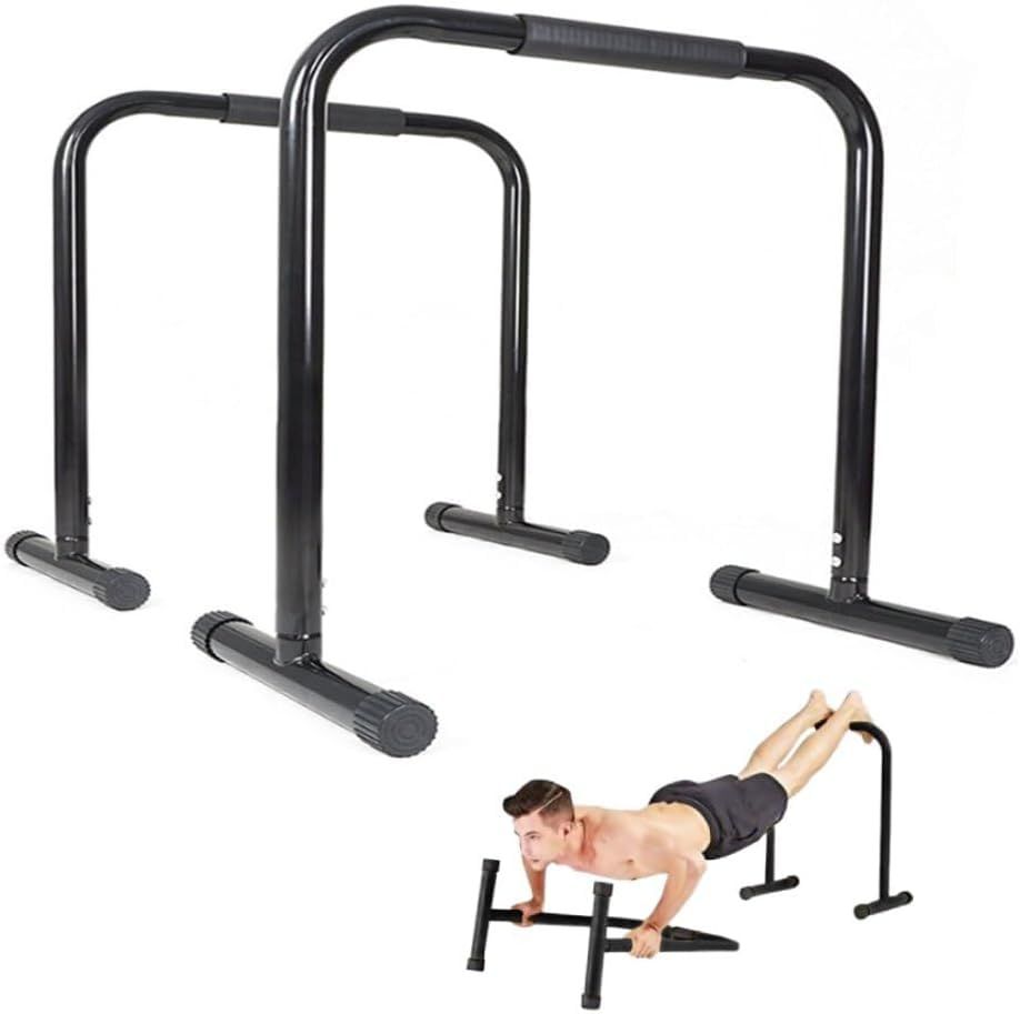 ディップススタンド【2個セット 耐荷重180kg】セーフティーコネクター付き プッシュアップバー 腕立て伏せ 全身 上半身 腹筋 自重トレーニング | 懸垂 筋トレ トレーニング器具 iimono117pms