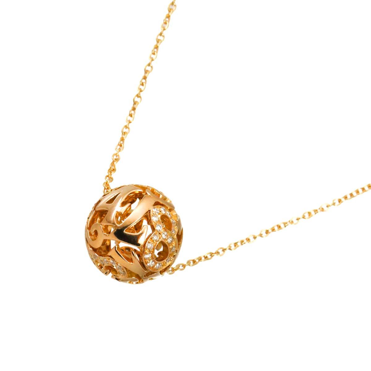 フランクミュラー FRANCK MULLER タリスマン ダイヤ ネックレス 45cm K18 PG ピンクゴールド 750 TALISMAN Necklace 90332781 124,500円