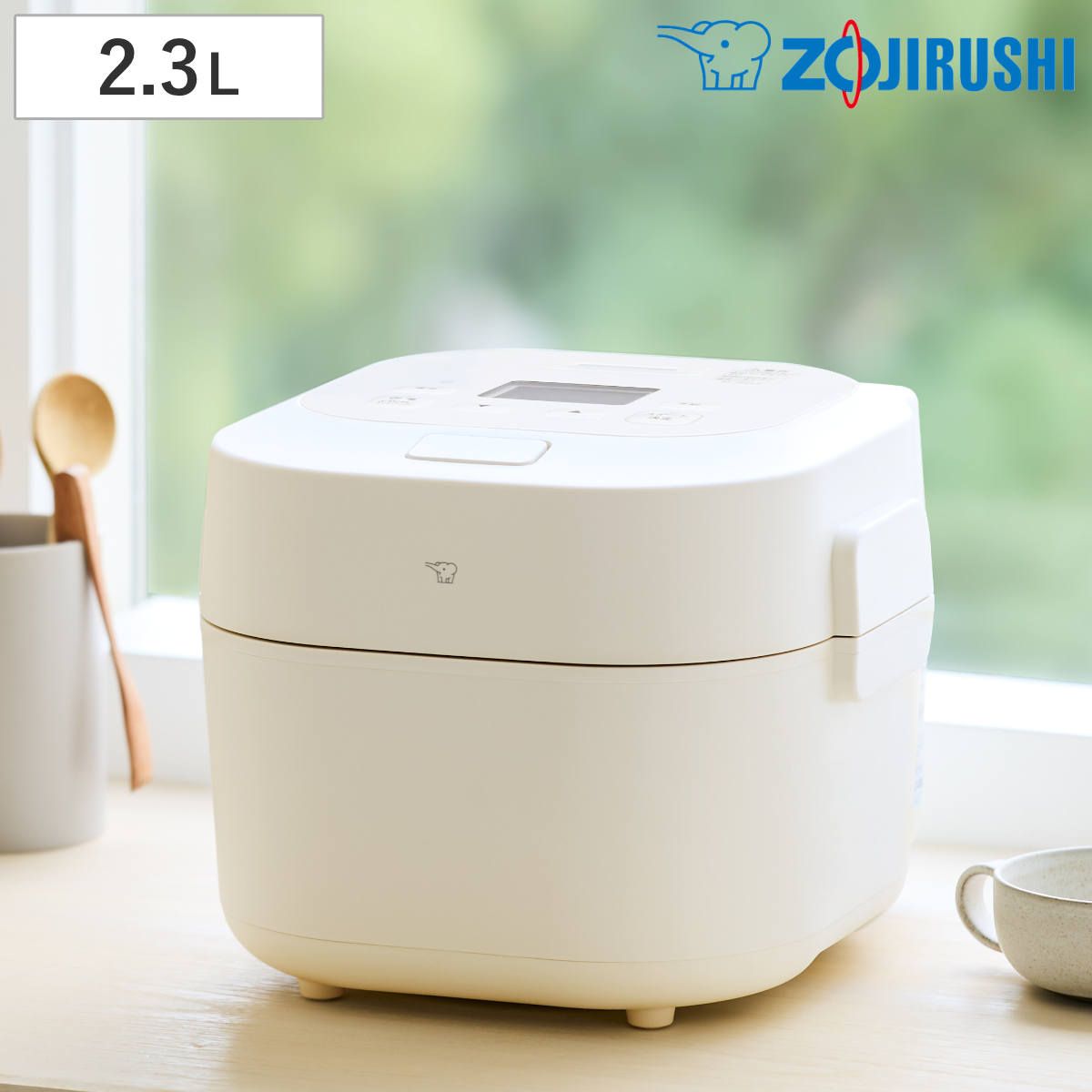 象印 自動調理鍋 ホーロー電気調理鍋 （ ZOJIRUSHI 象印マホービン 電気鍋 自動調理器 お手入れカンタン 電気なべ 2.3L 電気 鍋 炊飯器 煮込み カレー パック調理 ホワイト シンプル 調理家電 キッチン家電 多機能 ）