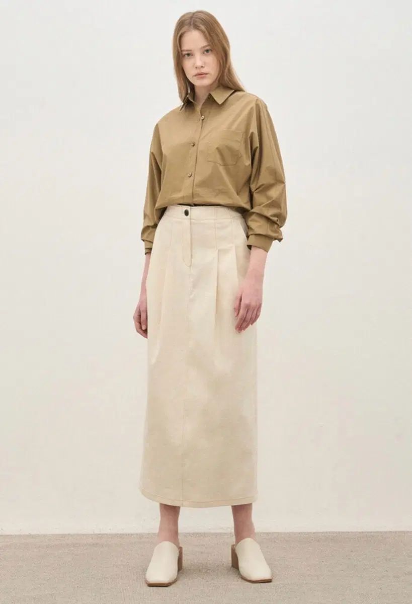 新商品 The HANDSOME the CASHMERE ピンタック スカート 12,233円