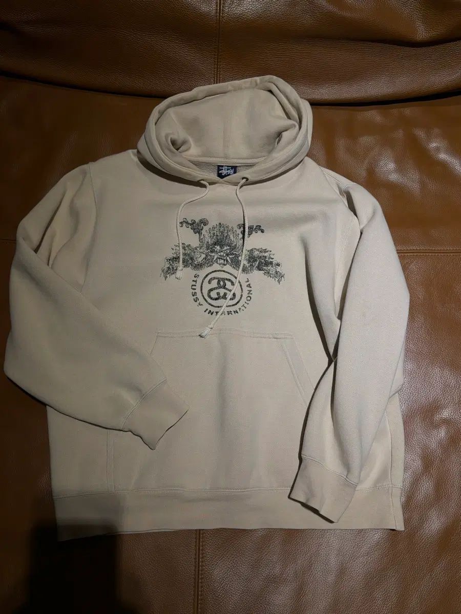 STUSSY ステューシー パーカー Tシャツ ベージュ Sサイズ