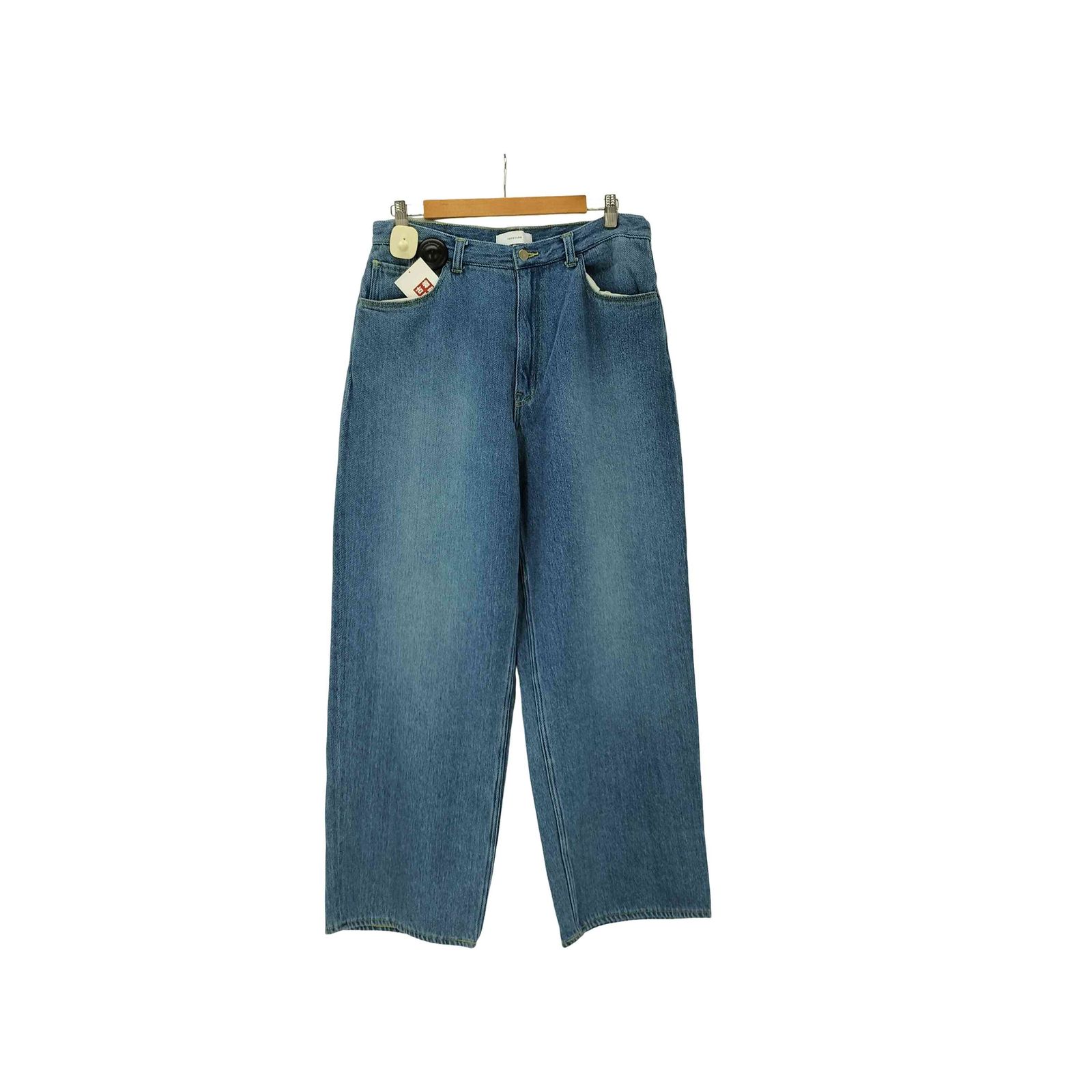 ファセッタズム FACETASM 25AW LOOSE WEAVE DENIM ルーズ ウェーブ バギー デニム パンツ メンズ 4
