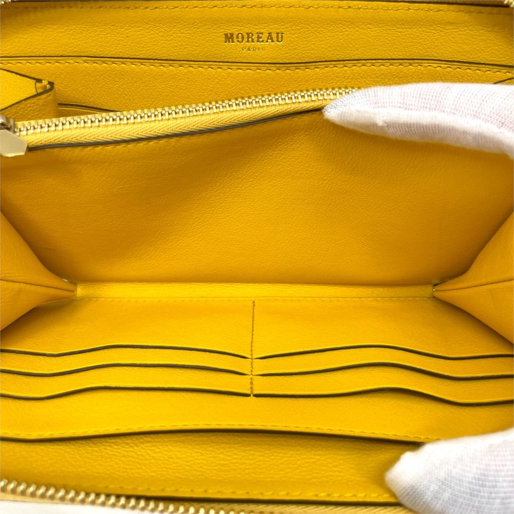 MOREAU PARIS モローパリ 長財布 ロングウォレット ラウンドファスナー
