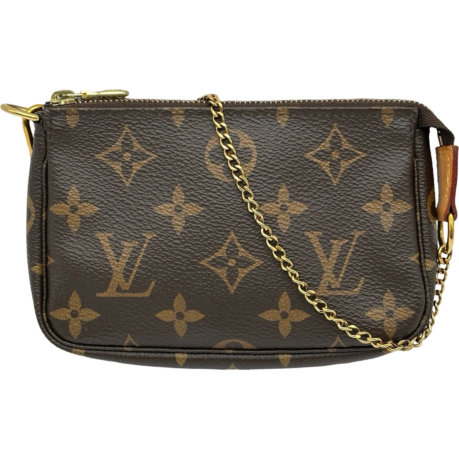 ルイ・ヴィトン LOUIS VUITTON ミニポシェット・アクセソワール M58009 ブラウン モノグラム・キャンバス レディース ショルダーバッグ