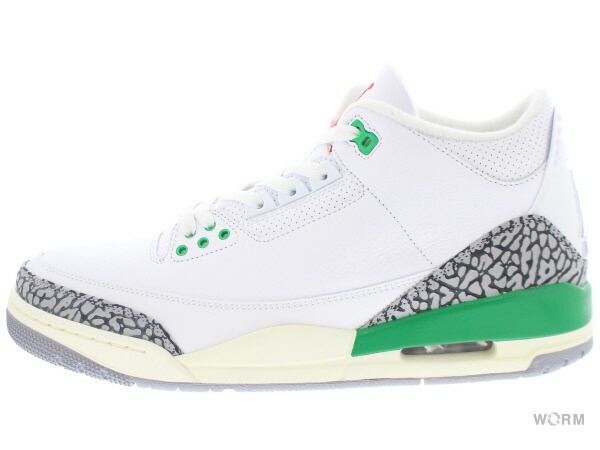 【W US10】 WNNS AIR JORDAN 3 RETRO Lukey Green CK9246-136 【新古品】