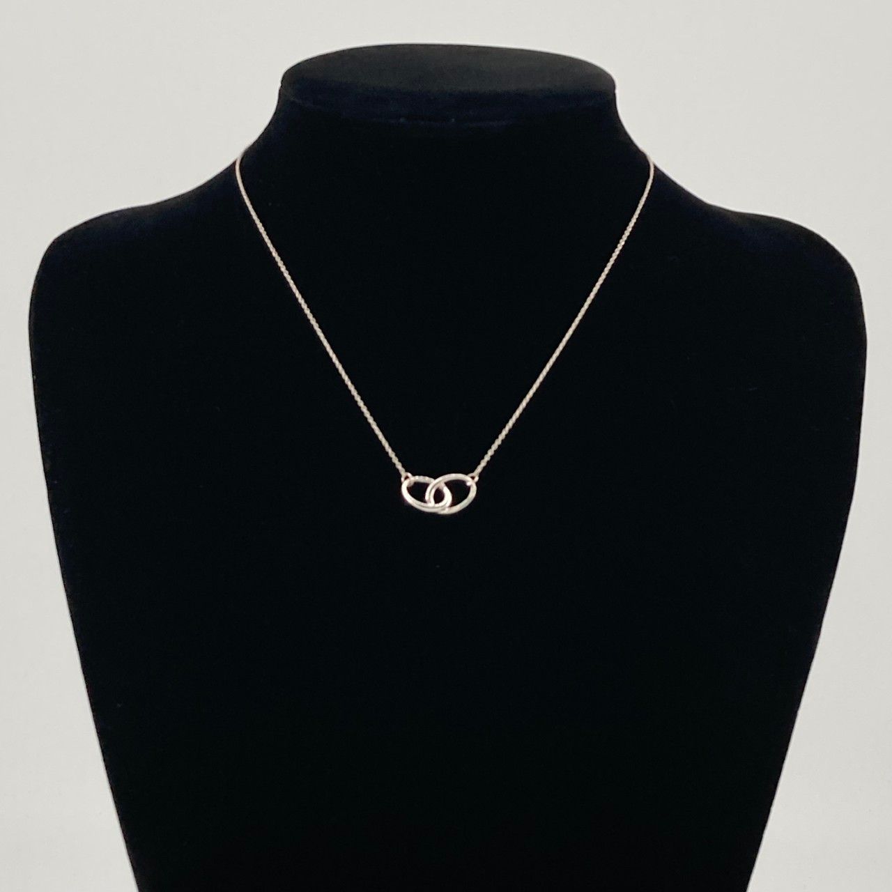 TIFFANY&Co.（ティファニー） ダブルループ エルサペレッティ Ag925 ネックレス 2.71g シルバー