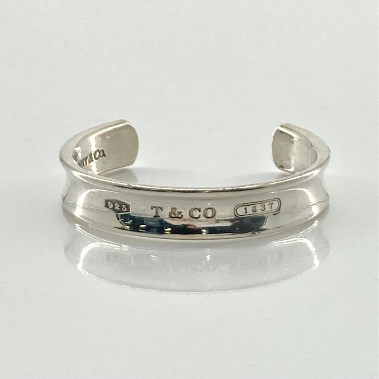TIFFANY&Co.（ティファニー） 1837　ナローカフ Ag925 バングル 42.41g シルバー