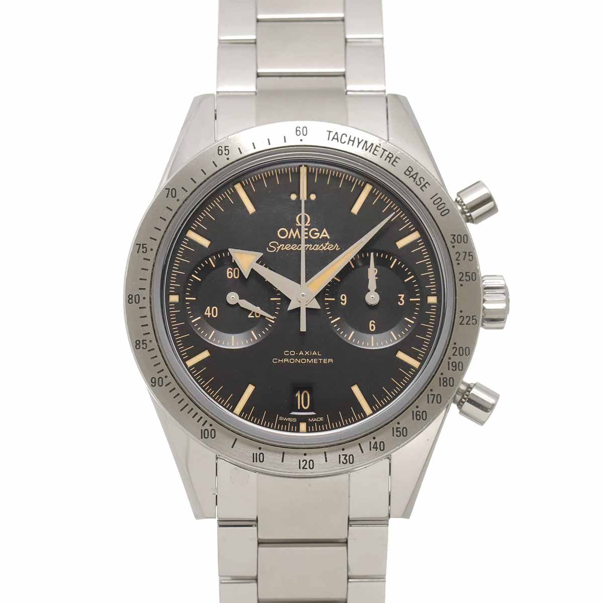 オメガ OMEGA スピードマスター 57 クロノグラフ 331 10 42 51 01 002 メンズ 腕時計 デイト ブラック 自動巻き Speedmaster 90338858