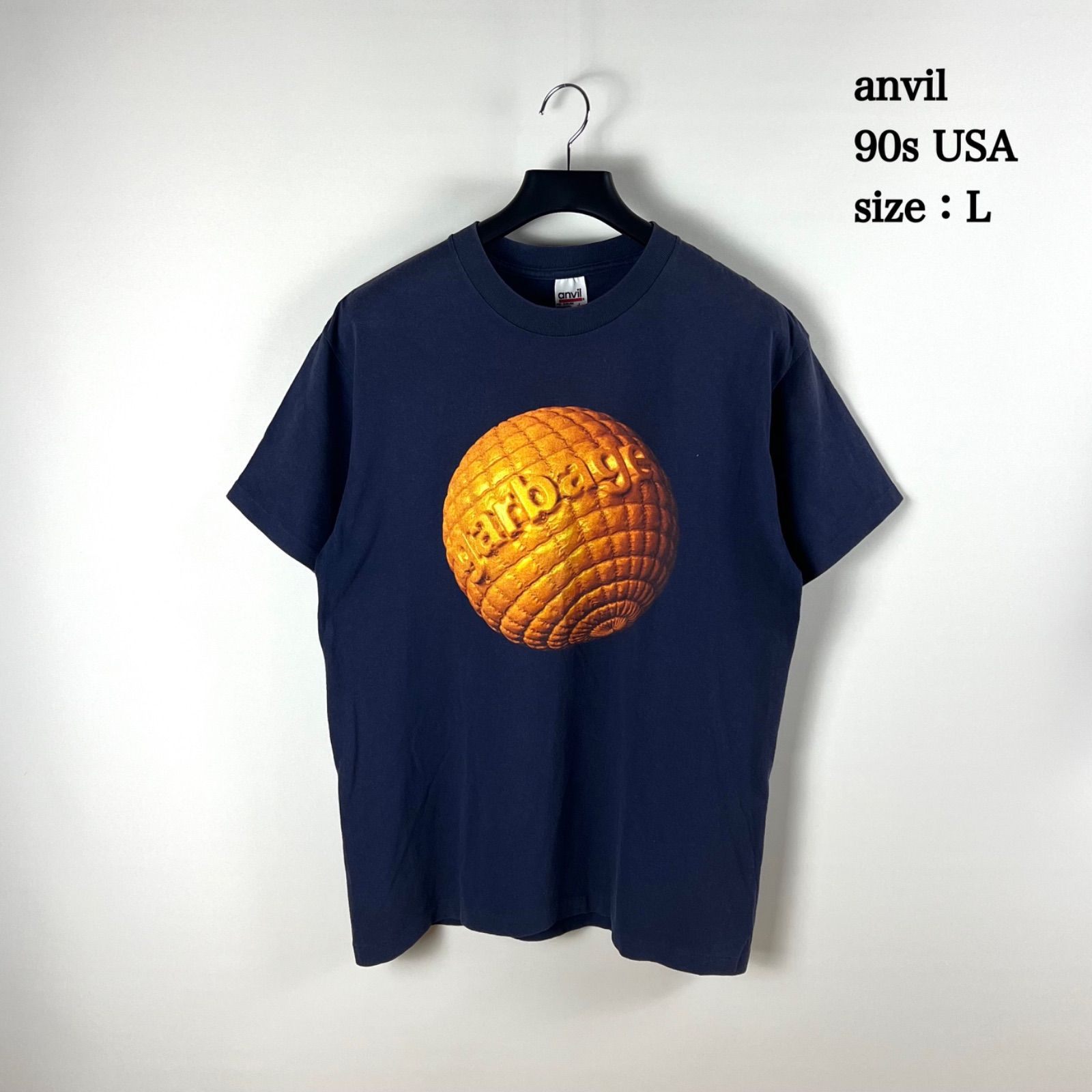 anvil 90s USA vintage GARBAGE version 2.0 tour Tee L ガービッジ バンド ツアーTシャツ アンビルボディ アメリカ製 ヴィンテージ