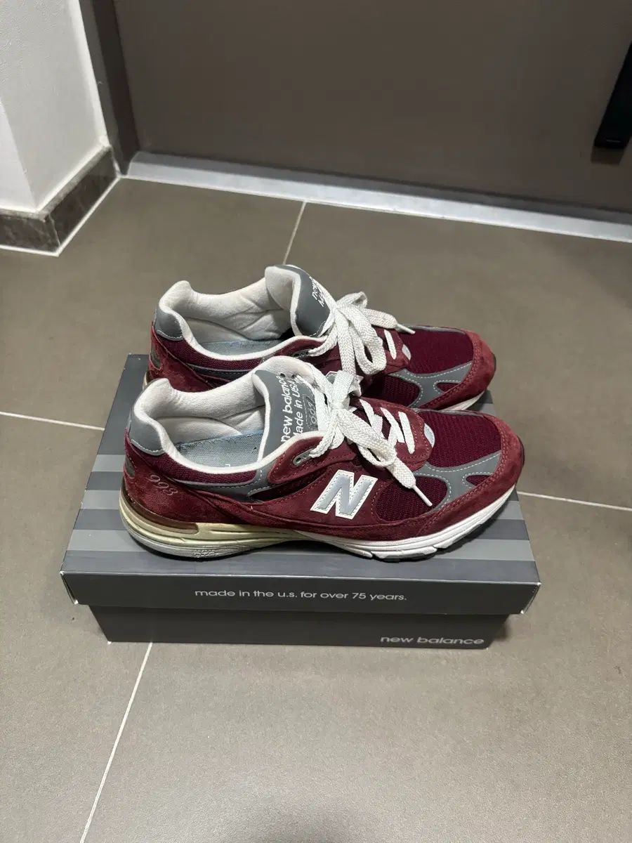 ニューバランス 993 バーガンディ