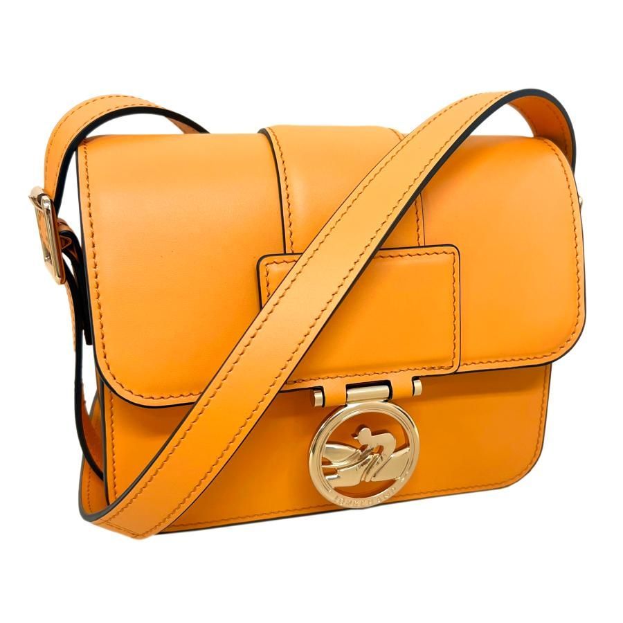 LONGCHAMP　ロンシャン　バッグ　ボックス　トロット　ショルダー　クロスボディ　Sサイズ　レザー　斜め掛け　GP金具