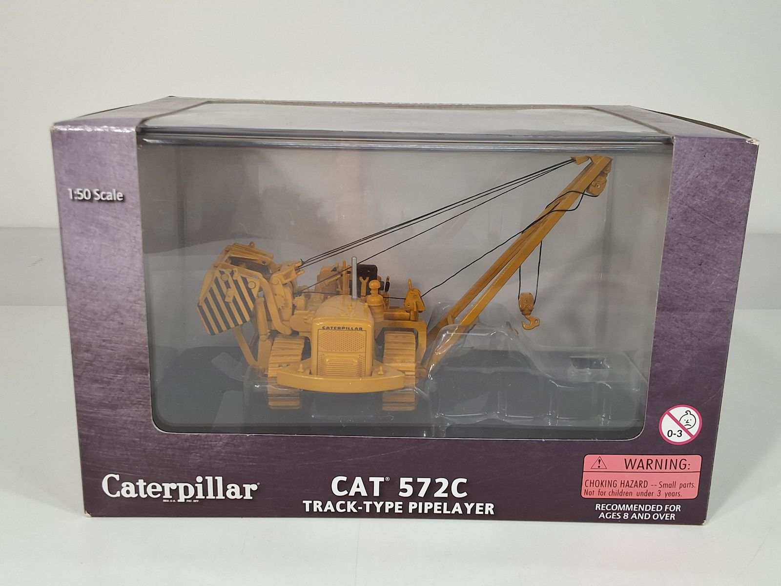 Norscot CAT 572C 1/50 キャタピラ トラックタイプパイプレイヤー モデルカー ミニカー 模型車_※発送元：北海道_637