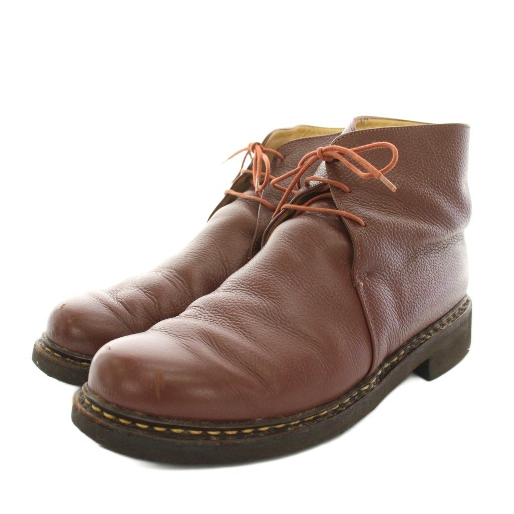 Paraboot Blower Blois Chukka Boots Short Boots with Leather Box 8 Brown Brown 14367 /YT