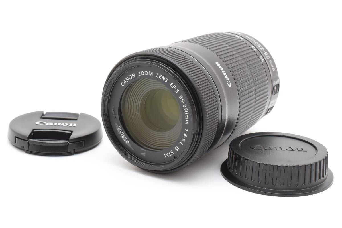 ★良品★キャノン Canon EF-S 55-250mm F4-5.6 IS STM★ Y900 #5671